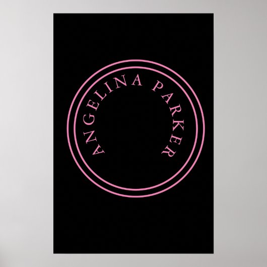 Poster Unique Moderne Minimaliste Simple (Devant)