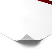 Poster Unique Moderne N'Abandonne Jamais Le Football (Coin)