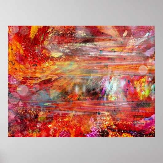 Poster Unique peinture numérique Sci-Fi Imaginaire scène  (Devant)