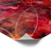 Poster Unique peinture numérique Sci-Fi Imaginaire scène  (Coin)