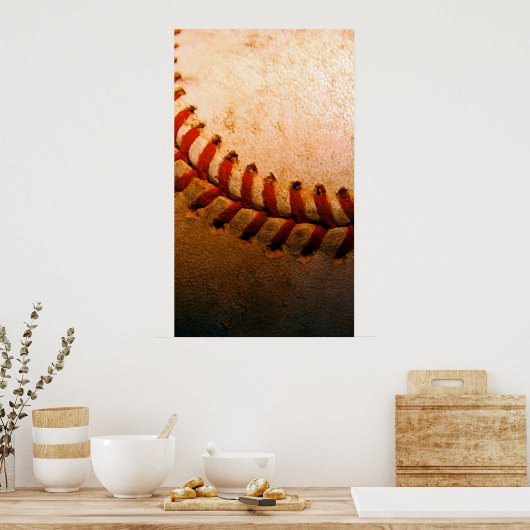 Poster Unique Unique De Baseball (Cuisine)