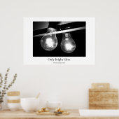 Poster Uniquement des idées lumineuses (Cuisine)
