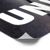 Poster Unis Nous sommes forts (Coin)