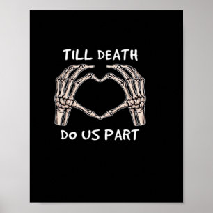 Poster Unisex Jusqu'À Ce Que La Mort Nous Part, Mariée À 
