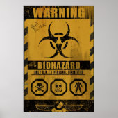 POSTER UNIT BIOHAZARD (Devant)