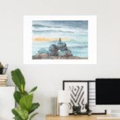 Poster Unité avec la nature (Bureau à domicile)