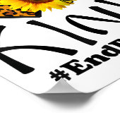 Poster Unité Day Orange Be Kind Leopard Heart Anti Bullyi (Coin)