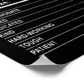 Poster Unité de soins post-anesthésiques infirmière Nutri (Coin)