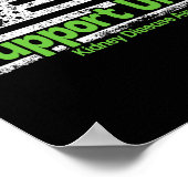 Poster Unité de soutien aux maladies Indicateur Sensibili (Coin)