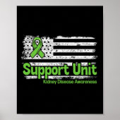 Poster Unité de soutien aux maladies Indicateur Sensibili (Devant)