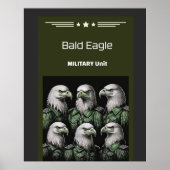 Poster Unité militaire de Bald Eagle (Devant)