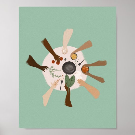 Poster Unité par la diversité et la communauté (Devant)