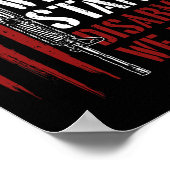 Poster United We Stress Désarmé We Fall Gun Rights Americ (Coin)