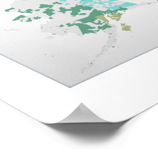 Poster United Zipcodes of Craigslist (Coin)