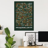 Poster Unités du système des parcs nationaux des États-Un (Bureau à domicile)