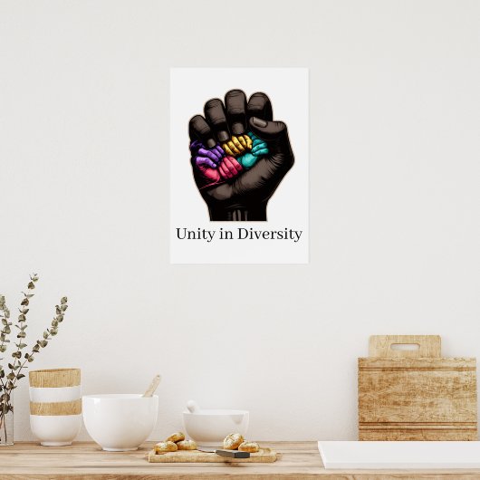 Poster Unity in Diversity (Cuisine)