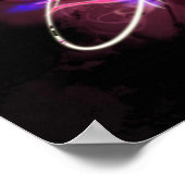 Poster Univers Art Abstrait, Explosion, Big Bang (Coin)