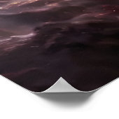 Poster Univers dans un verre dans l'espace | AI Art Poste (Coin)