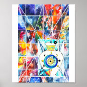 Poster Univers en verre (Devant)