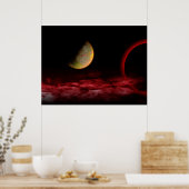 Poster Univers rouge (Cuisine)