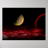 Poster Univers rouge (Devant)