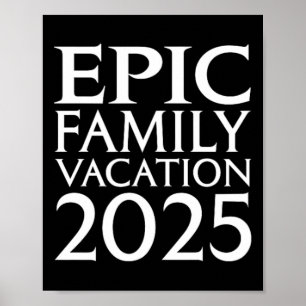 Poster Universal Epic Universe Family Vacation 2025 Front