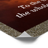 Poster Universe surrenders - art print (Coin)