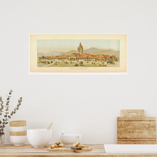 Poster Université (0828A) - Restaurée (Cuisine)