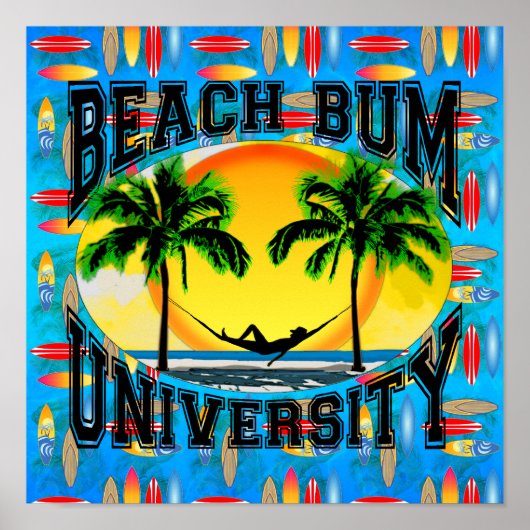 Poster Université Beach Bum (Devant)