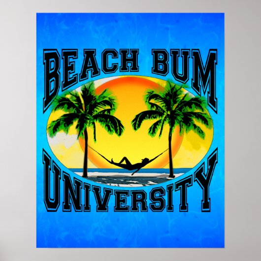 Poster Université Beach Bum (Devant)