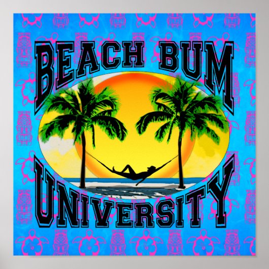 Poster Université Beach Bum (Devant)