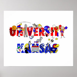 Poster Université d'affiche du Kansas
