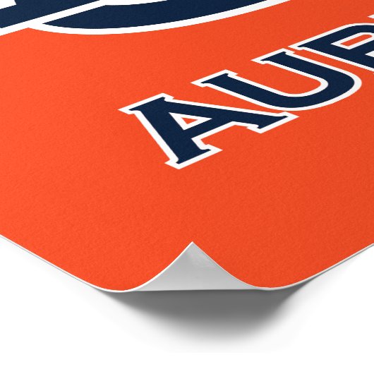 Poster Université d'Auburn | AU Auburn (Coin)