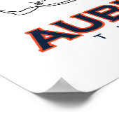 Poster Université d'Auburn | Auburn Football (Coin)