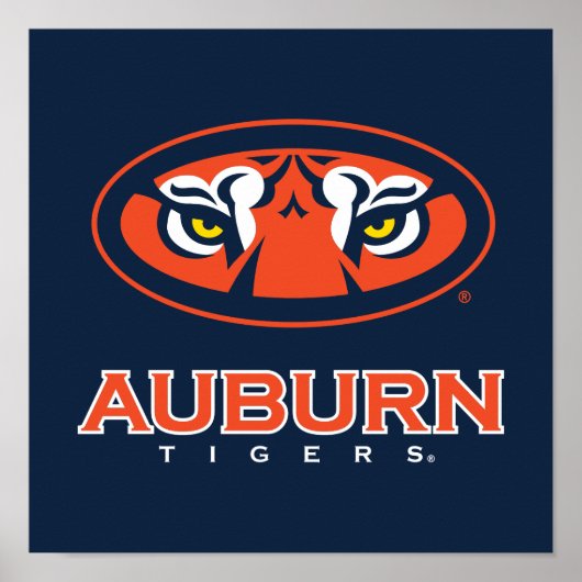 Poster Université d'Auburn | Auburn Tigers (Devant)