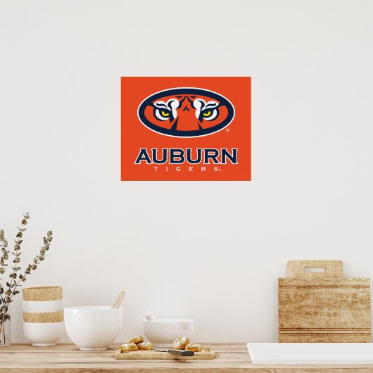 Poster Université d'Auburn | Auburn Tigers (Cuisine)