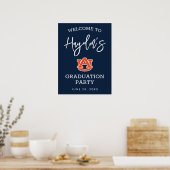 Poster Université d'Auburn | Graduation Party (Cuisine)