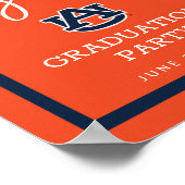 Poster Université d'Auburn | Graduation Party (Coin)