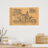 Poster Université de Californie du Sud (1805C) (Cuisine)