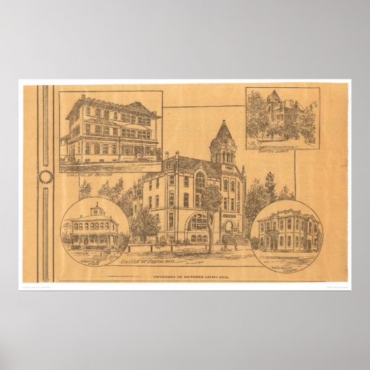 Poster Université de Californie du Sud (1805C) (Devant)