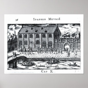 Poster Université de Leyde, 'Athènes néerlandais