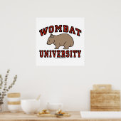 Poster Université de Wombat (Cuisine)