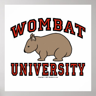 Poster Université de Wombat