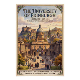 Poster Université d'Édimbourg