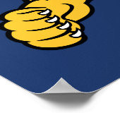 Poster Université d'État A&T de Caroline du Nord | Bulldo (Coin)