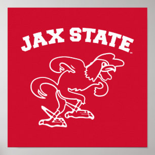 Poster Université d'État de Jacksonville JAX State Gameco