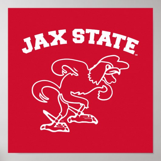 Poster Université d'État de Jacksonville JAX State Gameco (Devant)