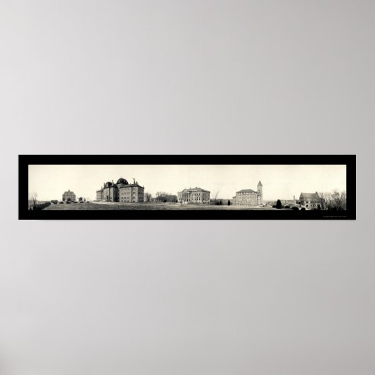 Poster Université du Kansas Photo 1908 (Devant)