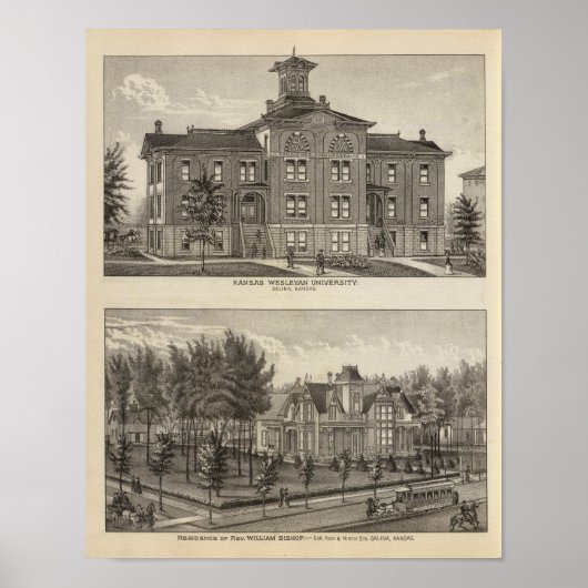 Poster Université du Kansas Wesleyan (Devant)