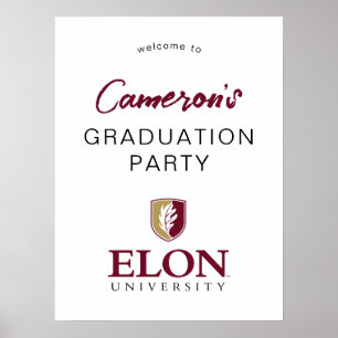 Poster Université Elon E Diplôme